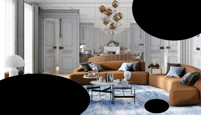 Sofa Ecksofa Sitz rund Eck Sofas Stoff Wohnzimmer Design Couchen Polster Modern