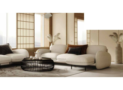 Ecksofa L-form Sitz Eck Sofas Stoff Wohnzimmer Design Couchen Polster Modern