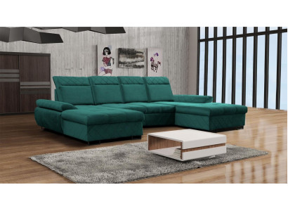 Wohnlandschaft Sofa Couch Polster Sofa Ecke Neu Designer U-Form Ecksofa XXL