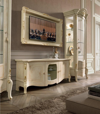 Vitrine Glas Schrank Vitrinen Wohnzimmer Schau Schränke Italienische Möbel NEU