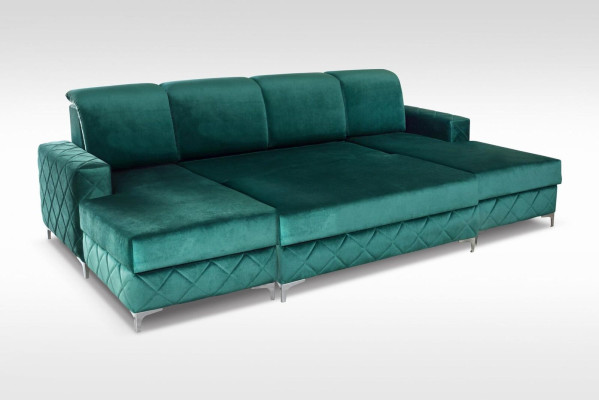 Luxus Sofas Ecksofa U-form Polster Modern Relax Sofas Couch Möbel Wohnlandschaft