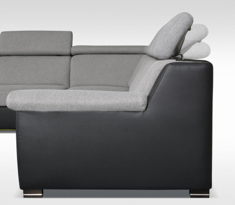 Ecksofa L-Form Möbel Stof fPolstermöbel Wohnzimmer Moderne Luxus Braun Möbel Neu