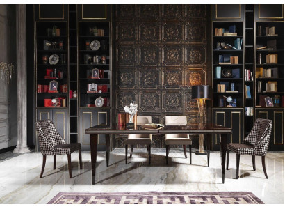 Essecke Esszimmer Essgruppe Luxus Esstisch Stühle Schwarz Holz 7tlg
