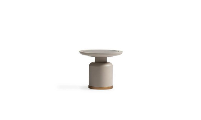 Beistelltisch Kaffeetisch Sofatisch Couchtisch Beige Wohnzimmer Holz