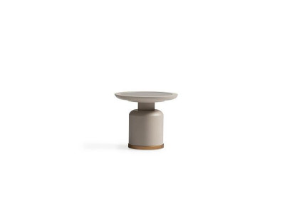 Beistelltisch Kaffeetisch Sofatisch Couchtisch Beige Wohnzimmer Holz