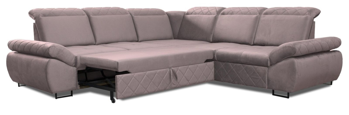Moderne Design Sofas Couchs Möbel Textil LForm Neu Wohnzimmer Ecksofa Schlafsofa