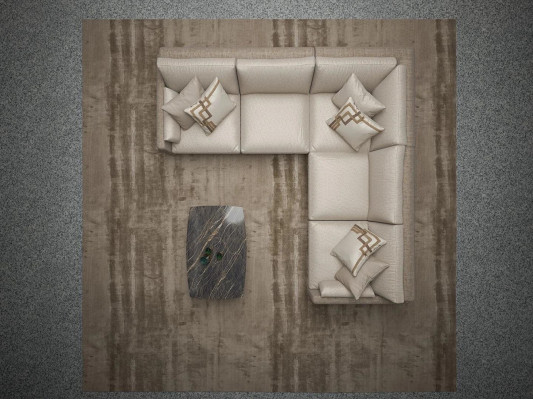 Wohnzimmer Garnitur Ecksofa Couch L-Form Polster Sitz Luxus Couchtisch