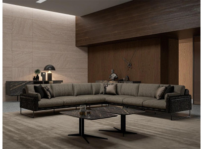 Wohnzimmer Ecksofa Design Möbel Textil Polster Sofas L-Form Neu Couchtisch