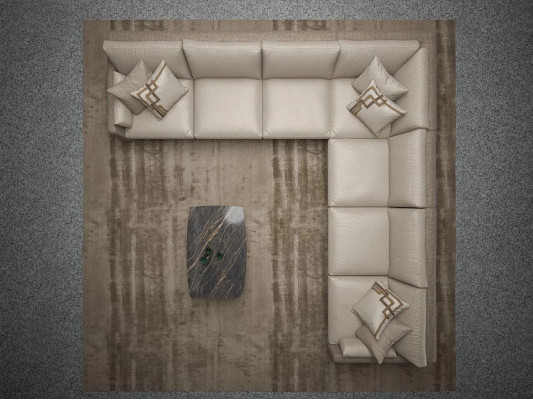 Luxus Ecksofa Couch Wohnzimmer Sofa Polster Sitz L Form Garnitur 2x Couchtisch