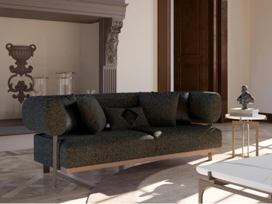  Sofa Zweisitzer Couch Polstermöbel Luxus Einrichtung Wohnzimmer Polstermöbel