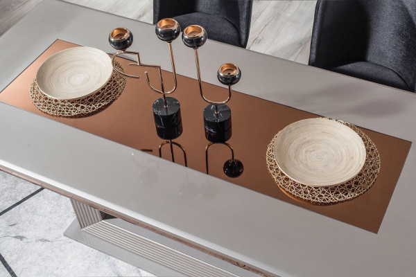 Modern Esszimmer Set Besteht aus Esstisch und 6x Stühle Stilvoll 7tlg.