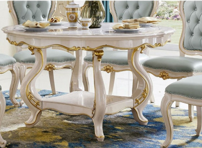 Rund Esstisch Runder Wohnzimmertisch Tisch Design Massivholz Esszimmer 135cm