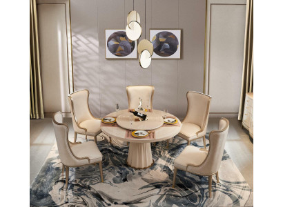 Esstisch 6x Stühle Esszimmer Set Essgruppe Tisch Tische 7tlg Garnitur Massivholz