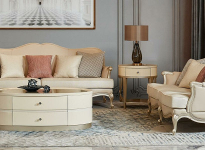 Sofagarnitur 3 2 Sitzer Set Design Sofa Polster Couchen Couch Massivholz