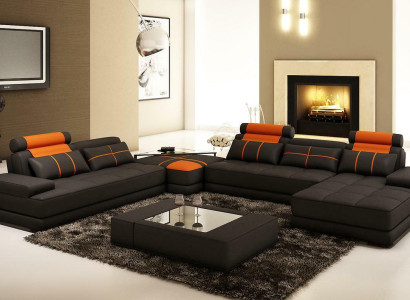 XXL Designer Wohnlandschaft Polster Ecksofa EckGarnitur Sofa Couch