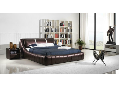 Modernes Hotel Design Bett XXL Betten Luxus Stil Doppel Leder 140 160 180x200cm