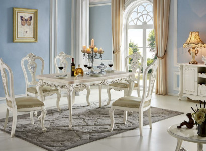 Stuhl Set 4x Stühle Polster Küchen Wohnzimmer Garnitur Esszimmer Set
