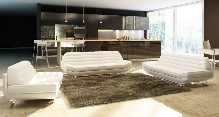 Designer Möbel Sofa Coch 3 Sitzer Polster Sofas Wohnzimmer Couchen