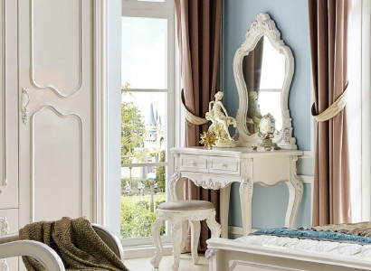 Tisch Klassische Konsole Spiegel Schminktisch Schlafzimmer Kommode