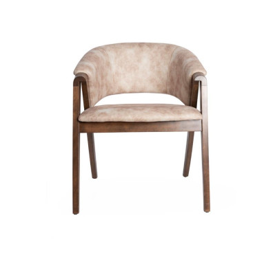Esszimmer Stühle Holz Luxus Sessel Stuhl Braun Lehnstuhl Wohnzimmer Möbel Neu
