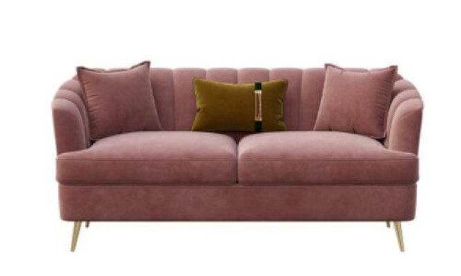 Samt Wohnlandschaft Relax Sitz Design Couch Lounge Sofas Textil Sofa 3 Sitzer