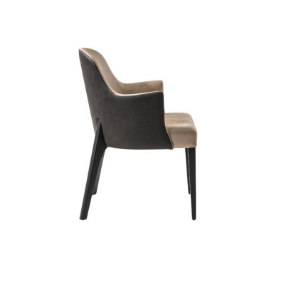 Modern Stühle mit Armlehne Polsterstuhl Luxus Sessel Stuhl Esszimmer Wohnzimmer