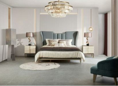 Bett Betten Design Doppel Hotel Polster Ehe 180x200cm Schlaf Luxus Massivholz
