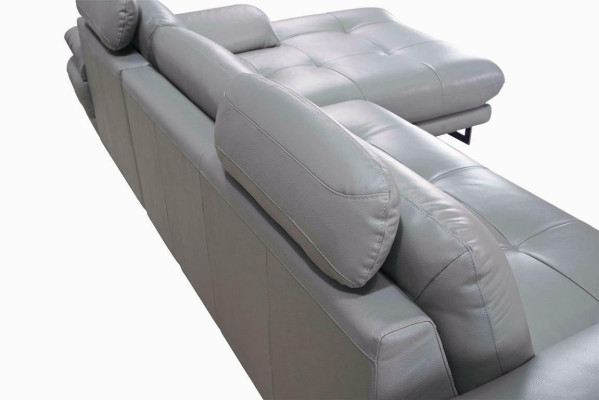Ledersofa Couch Wohnlandschaft Ecksofa Eck Garnitur Design Modern Sofa 1508