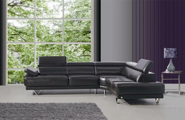 Multifunktion Couch Ecksofa Medien TV Sofa Couch Ledersofa 291 x 222cm LForm Neu