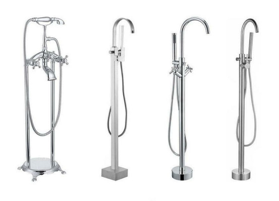 Design Freistehender Waschtisch Acryl Waschschale Mit Säule Aufsatzwaschbecken