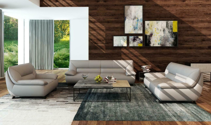 Leder Sofa Couch Polster Garnitur 3+2 Sitzer Couchen Sofas Garnituren Sofas Neu