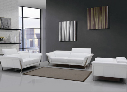 3 Sitzer (ohne 2+1) Sofa Couch Polster XXL Big Sofas Leder Sitz Design