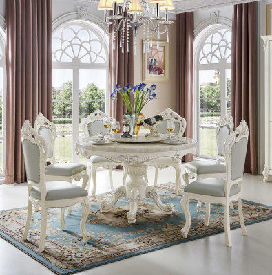 Esszimmer Stühle Barock Lehnstühle Klassische Essgruppe 6x Massivholz