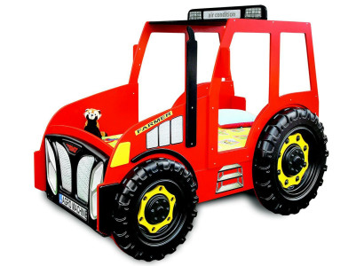Bauer Farmer Truck Kinder Kinderbett Jugendbett Bett Traktor Rot Neu Betten