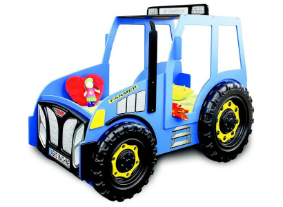 Bauer Farmer Truck Kinder Kinderbett Jugendbett Bett Traktor Blau Neu Betten