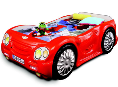 Bett Kinderbett Sportwagen Autobett Design Kind Kinderzimmer Jugendbett