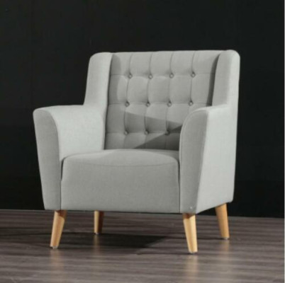 Designer Sessel Club Lounge Lehn Stuhl Polster Sofa 1 Sitzer Fernseh