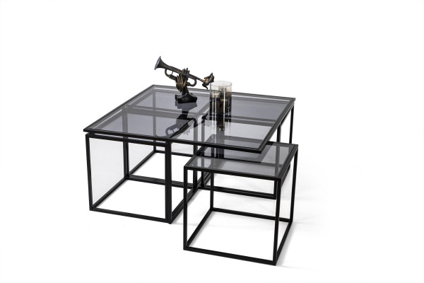 Kaffeetisch Couchtisch Designer Tisch Metall Wohnzimmertisch Tisch 