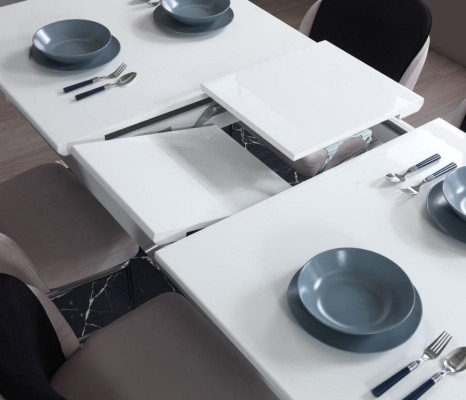 Esszimmer Set Esstisch 4x Stühle Wohnwand 9tlg.Gruppe Garnitur Möbel