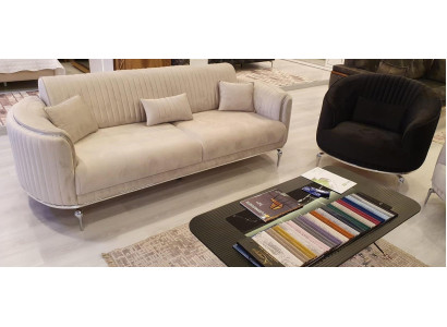 Designer Sofa Garnitur Sofa Couch Polster Set 3 1 Sitz Garnituren Couchen