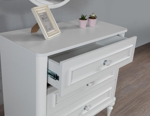 Kinderzimmer Kommoden Holz Moderne Design Anrichte Neu Weiß Möbel 
