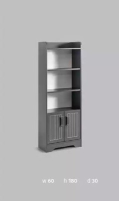 Regal Schrank Bücherregal Schränke Mehrzweck Möbel Braun 180x60x30