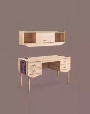 Sekretär Schreibtisch Tisch 134x60x77 Schreibtische Tische Möbel Holz Computer