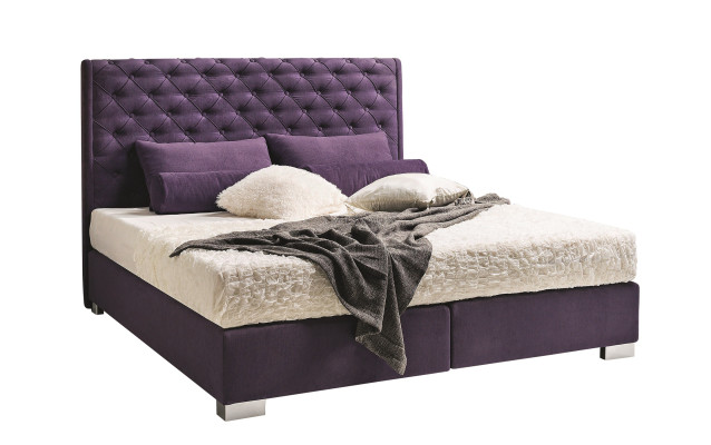 Design Polster Bett Leder Doppel Hotel Ehe Schlafzimmer Boxspring Box Neu