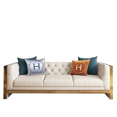 Wohnzimmer Set Sofa 3+1 Sitzer luxuriöse weiß Sofas Design leder neu