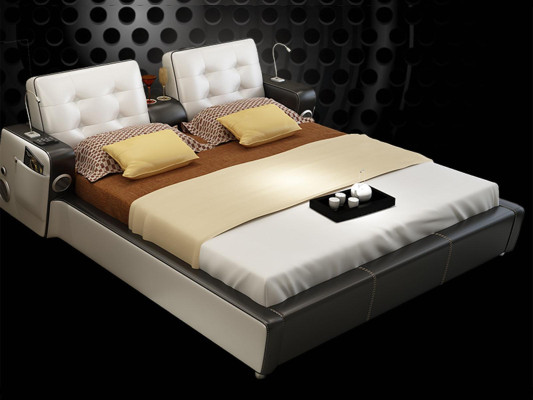 Multifunktion Bett Doppelbetten Modernes Bettgestell Betten 180 x 200 cm