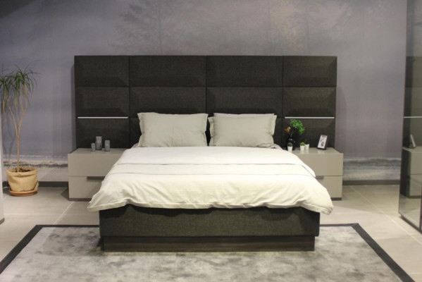 Luxus Schlafzimmer Set Designer Bett 2x Nachttisch Holz Komplett neu 3 tlg.