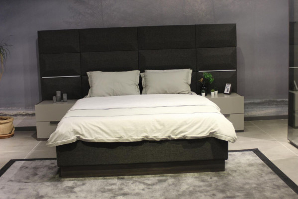 Luxus Schlafzimmer Set Designer Bett 2x Nachttisch Holz Komplett neu 3 tlg.