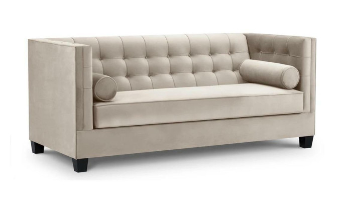 Schlafsofa Taupe Sessel Kreative Möbel Textil Stoff Neu Wohnzimmer Sofa