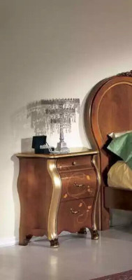 Komplettes Schlafzimmer Set Bett 2x Nachttische Kleiderschrank Kommode